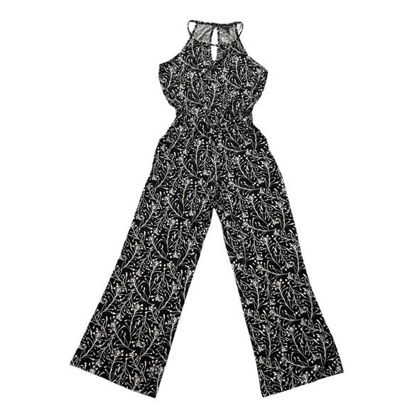 41 Hawthorn Floral Print Jersey Jumpsuit Black White Size Small Petite NWT - Picture 4 of 13